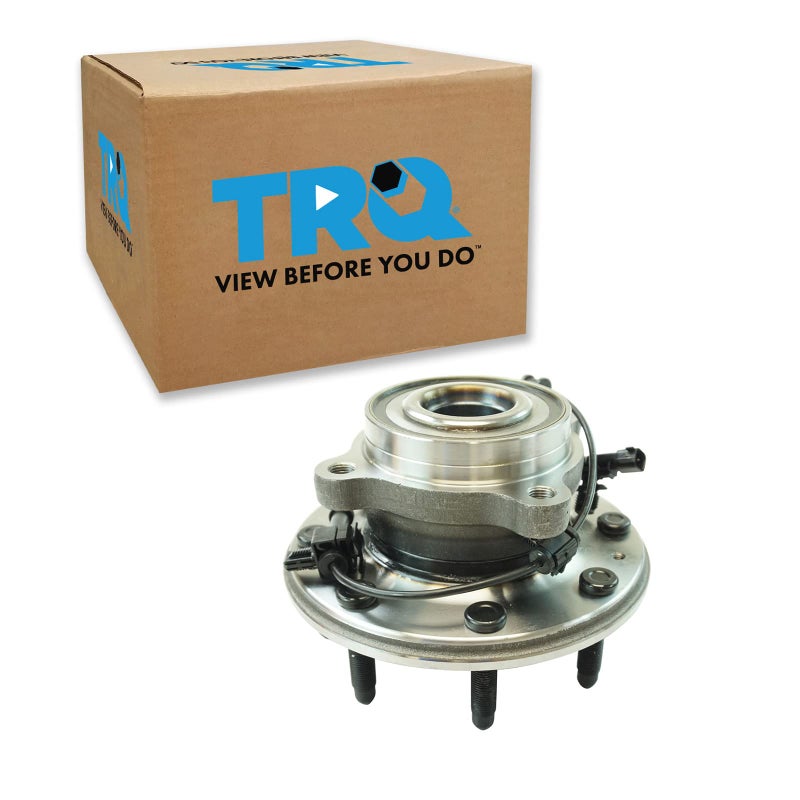 TRQ Front Wheel Bearing & Hub Assembly with ABS Sensor Compatible with 2011-2019 Chevrolet Silverado 2500 HD Silverado 3500 HD GMC Sierra 2500 HD Sierra 3500 HD - Image 1